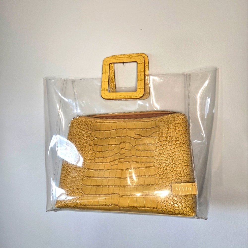 STAUD Shirley Croc-Embossed Tote - Picture 11 of 11